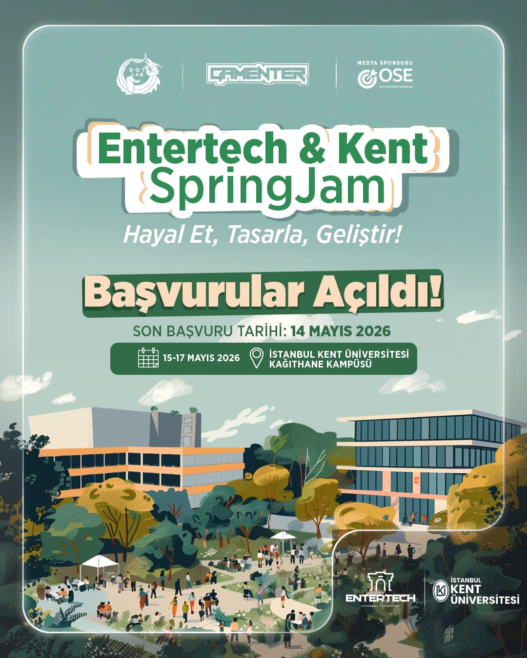 Entertech & Kent SpringJam 2026 poster